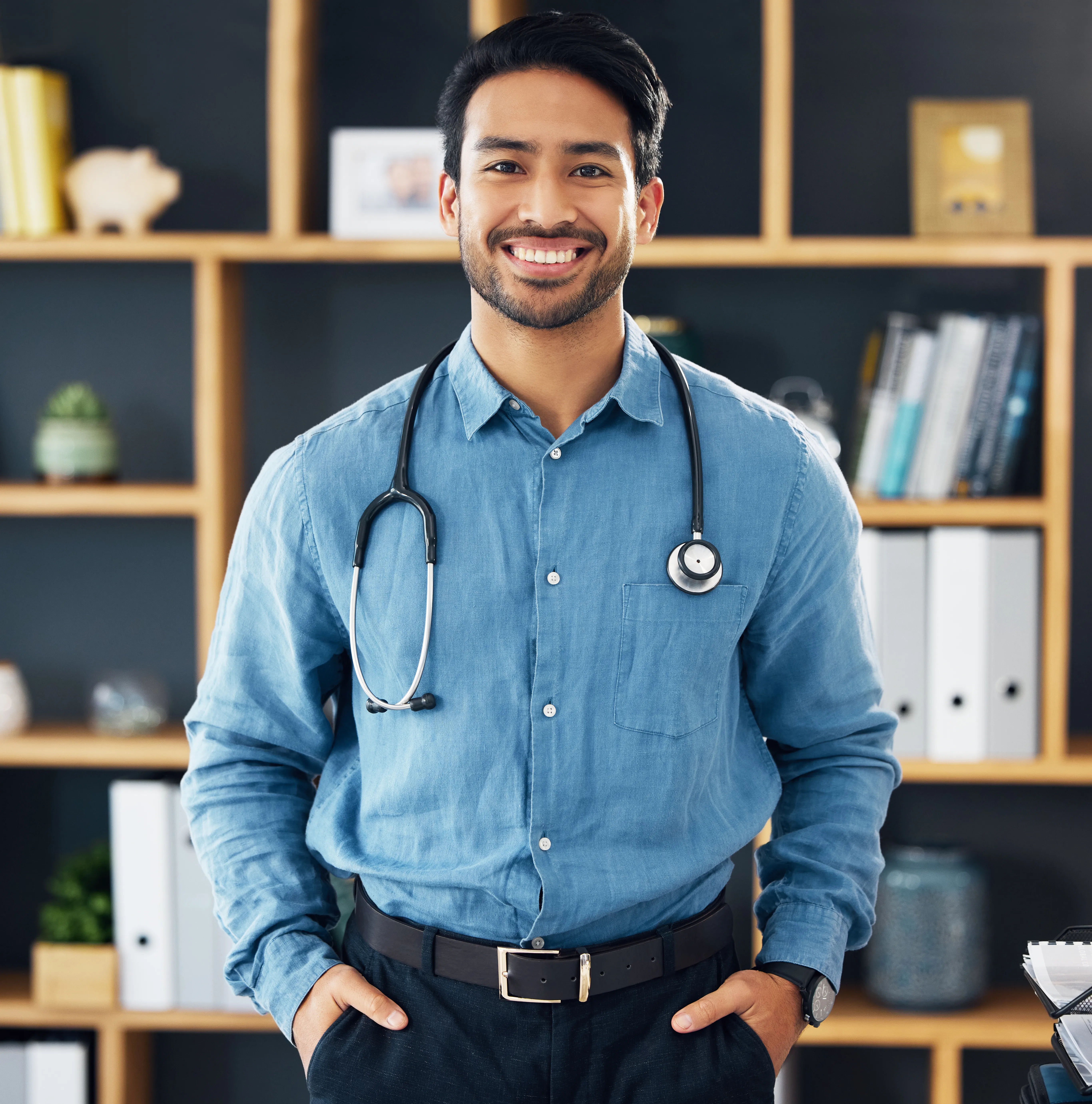 Practitioner supporting patient care